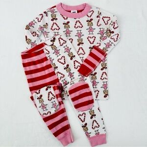Cindy Lou Hoo Valentines / Grinch Pajamas 5T